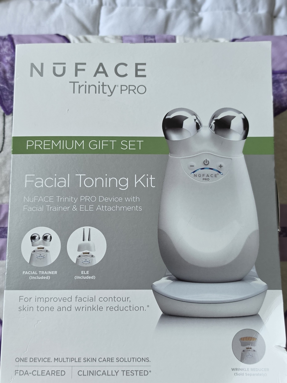 NuFace Trinity PRO Facial Toning Kit - White
